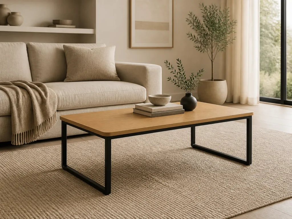 Arden Oak Coffee Table in natural oak finish